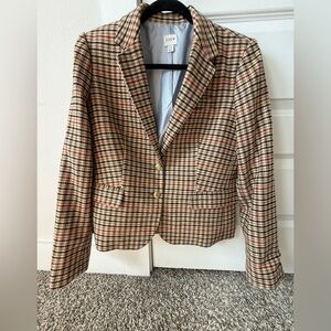 JCrew Plaid Blazer